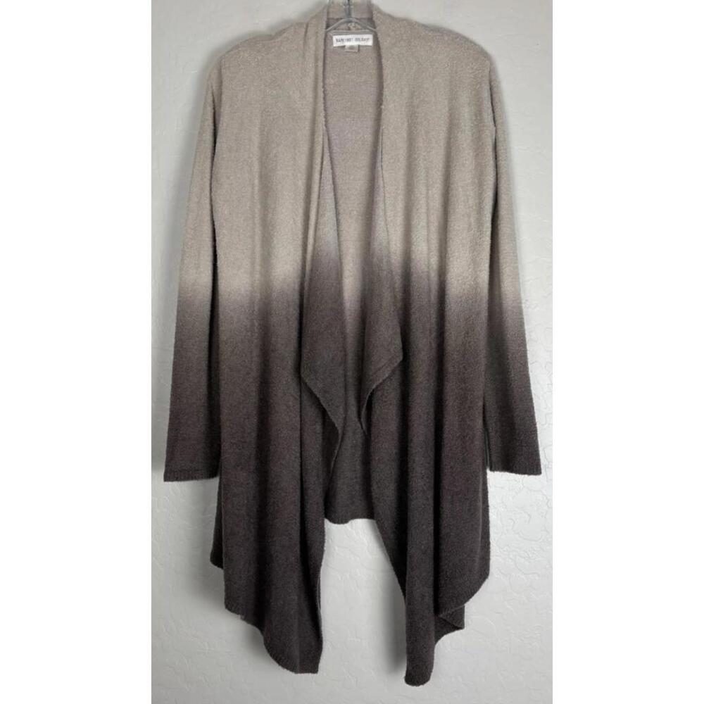 Barefoot Dreams Bamboo Chic Lite Calypso Cardigan Ombre Grey Wrap S/M 1656